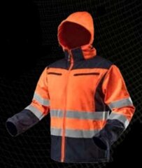 Tööjope SOFTSHELL kõrgnähtavusega, oranž XXL/58 hind ja info | Tööriided | kaup24.ee