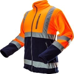 Fliis kõrgnähtavusega, oranž M/50 цена и информация | Рабочая одежда | kaup24.ee
