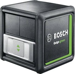 Нивелир лазерный BOSCH QUIGO Green с держателем 12 м + MM2 цена и информация | Механические инструменты | kaup24.ee