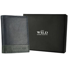 Meeste naturaalsest nahast rahakott Always Wild, sinine hind ja info | Meeste rahakotid | kaup24.ee