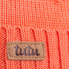 Шапка для девочек TuTu, оранжевая цена и информация | Зимняя одежда для детей | kaup24.ee