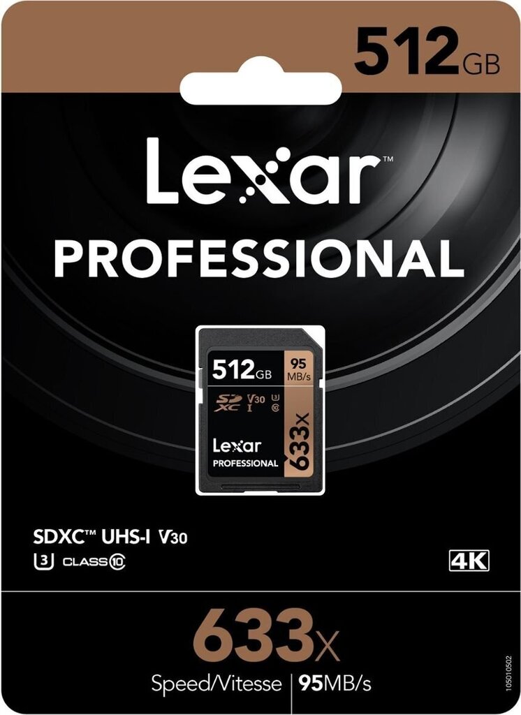 Lexar mälukaart SDXC 512GB Pro 633X UHS-I U1/U3 V30 R95/W45 цена и информация | Mobiiltelefonide mälukaardid | kaup24.ee