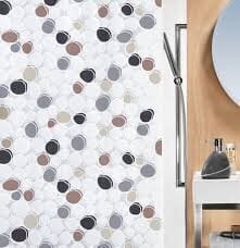 Шторки для ванной Dido 180x200cм серо-коричневые PEVA цена и информация | Аксессуары для ванной комнаты | kaup24.ee