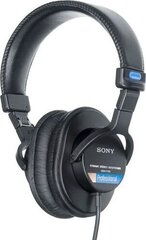 Sony professionaalsed DJ kõrvaklapid MDR-7506, must цена и информация | Наушники | kaup24.ee