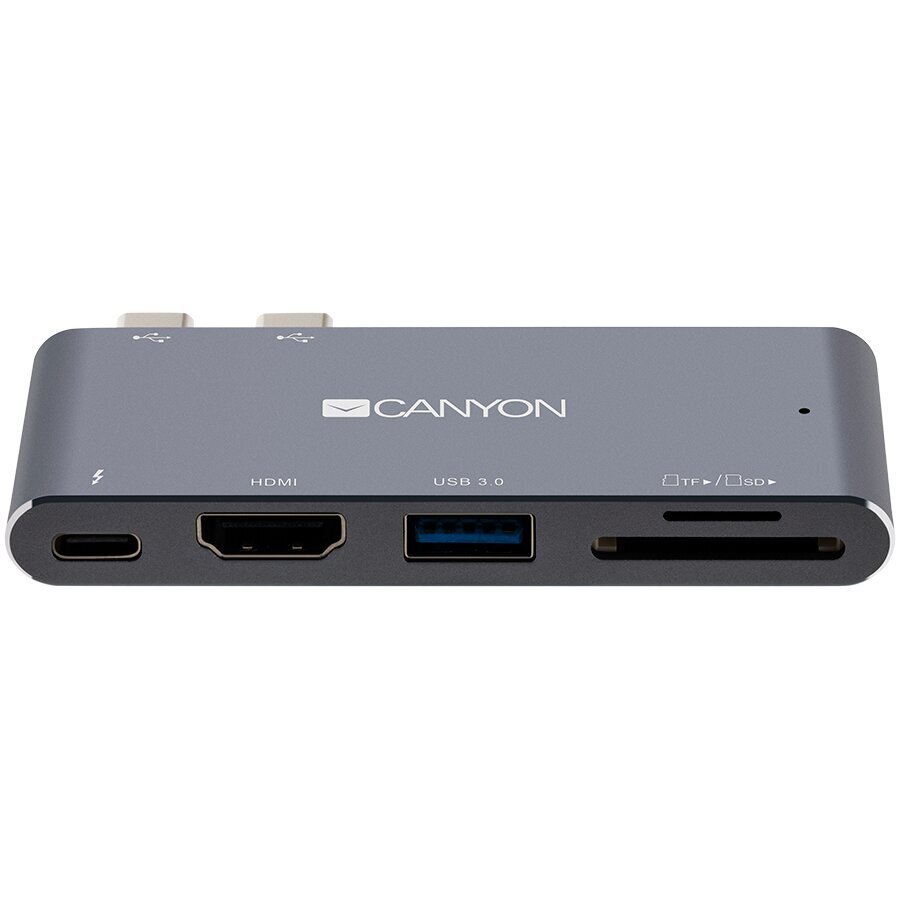Canyon CNS-TDS05DG sülearvuti dokk ja pordireplikaator Hall цена и информация | USB jagajad, adapterid | kaup24.ee