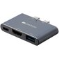 Canyon CNS-TDS01DG sülearvuti dokk ja pordireplikaator Hall цена и информация | USB jagajad, adapterid | kaup24.ee