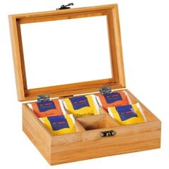 Kоробка для хранения чая Kesper (6 секций) цена и информация | Посуда для хранения еды | kaup24.ee