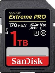 SDXC mälukaart SanDisk Extreme Pro 1000GB : SDSDXXY-1T00-GN4IN цена и информация | Карты памяти | kaup24.ee