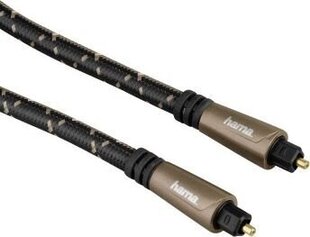 Optiline audiokaabel Hama (Toslink) (1,5 m), Hama (Toslink) optinen audiokaapeli, 1,5m, Optiskais audio kabelis (Toslink), Hama hind ja info | Kaablid ja juhtmed | kaup24.ee