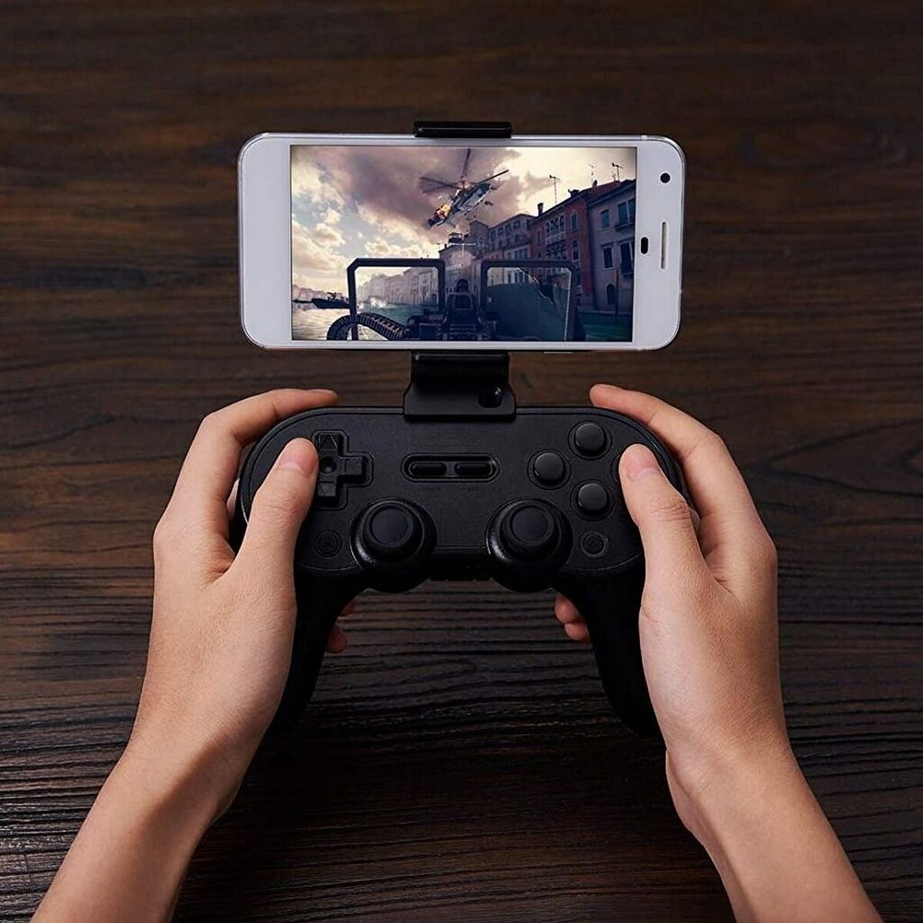 8BitDo Mobile kinnitus SN30 Pro+ pultidele - Black (Mobile) цена и информация | Mängukonsoolide lisatarvikud | kaup24.ee