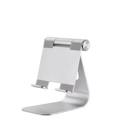 NEOMOUNTS BY NEWSTAR TABLET DESK STAND (SUITED FOR TABLETS UP TO 11), SILVER hind ja info | Tahvelarvuti lisatarvikud | kaup24.ee