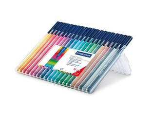 Viltpliiatsid Triplus Color 20 värvi plastkarbis, Staedtler/10 hind ja info | Kunstitarbed, voolimise tarvikud | kaup24.ee