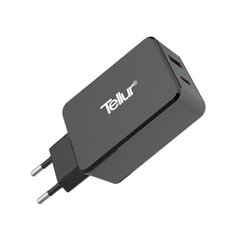 Tellur AC Charger QC 3.0 2*USB ports (1 port QC 3.0 & 1 port Type-C), Black цена и информация | Зарядные устройства для телефонов | kaup24.ee