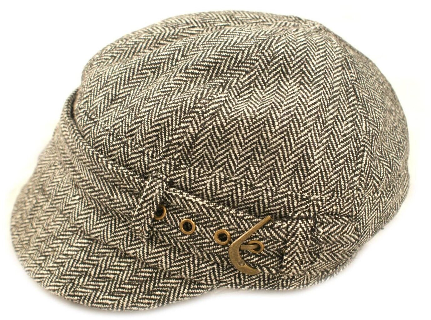 Naiste Herringbone mustriga tänavapoisi stiilis müts-Must hind ja info | Naiste mütsid ja peapaelad | kaup24.ee