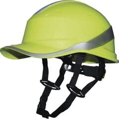 Kaitsekiiver Baseball, 1000 VAC/1500 VDC, Hi-Viz kollane DIAMOND V UP, Delta Plus цена и информация | Головные катушки | kaup24.ee