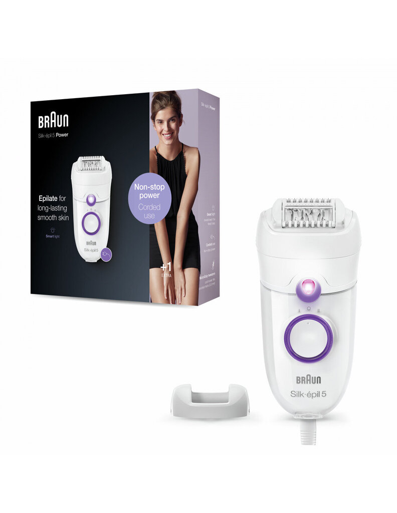 Braun Silk-épil SE5505P hind ja info | Epilaatorid, raseerijad | kaup24.ee