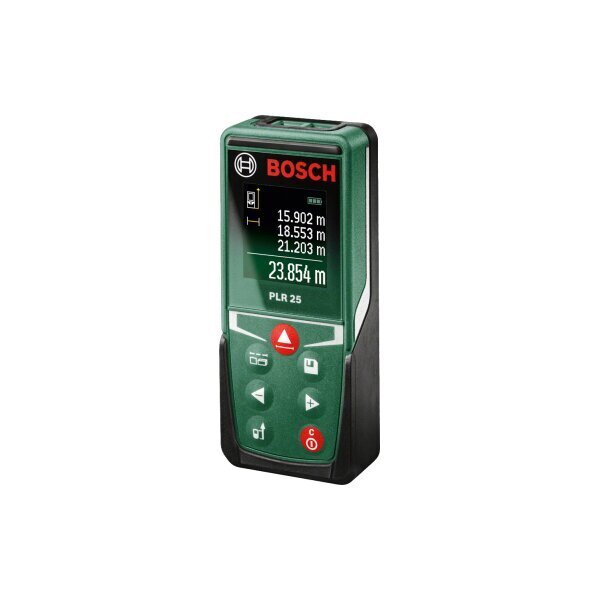 Digitaalne laserkaugusmõõtja Bosch PLR 25 hind ja info | Käsitööriistad | kaup24.ee