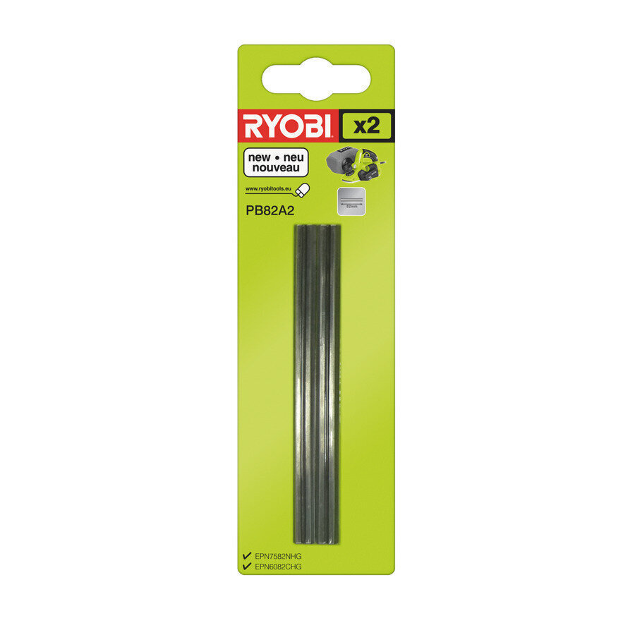 Höövli lõiketerad Ryobi, 2 x 82 mm, PB82A2 цена и информация | Höövlid | kaup24.ee