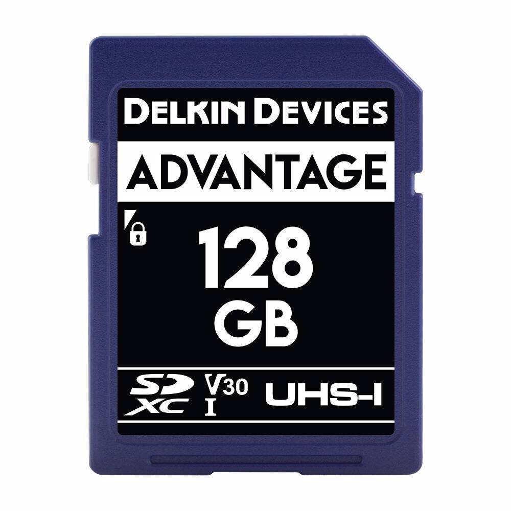 DELKIN SD ADVANTAGE 660X UHS-I U3 (V30) R90/W90 128GB цена и информация | Fotoaparaatide mälukaardid | kaup24.ee