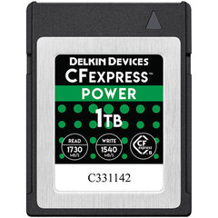 DELKIN CFEXPRESS POWER R1730/W1430 1TB hind ja info | Fotoaparaatide mälukaardid | kaup24.ee