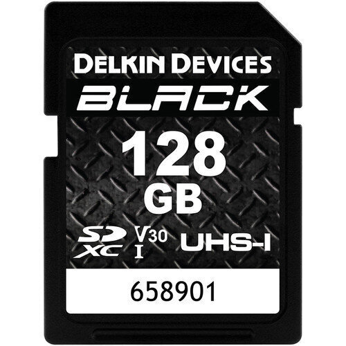 Delkin Devices 128GB BLACK UHS-I SDXC mälukaart hind ja info | Fotoaparaatide mälukaardid | kaup24.ee