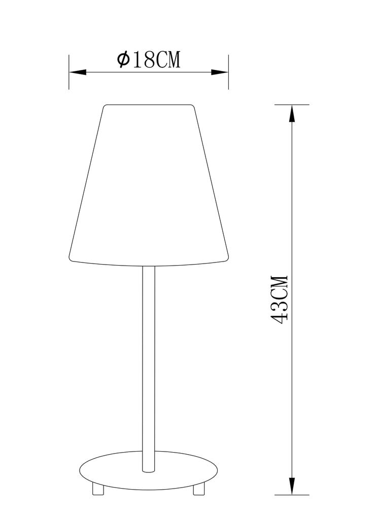 Lauavalgusti G.LUX GM-093/1T hind ja info | Laualambid | kaup24.ee