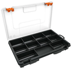 Коробка для хранения мелких предметов, 11 секций 230x150x38 мм Truper 10035 цена и информация | Механические инструменты | kaup24.ee