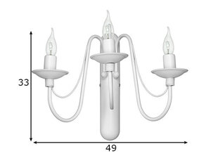 Настенный светильник Roza, белый цена и информация | Настенные светильники | kaup24.ee