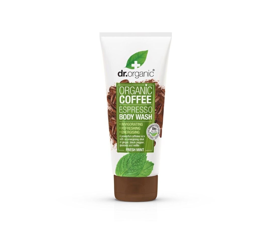 Dr. Organic Kohvi dušigeel 200 ml hind ja info | Dušigeelid, õlid | kaup24.ee