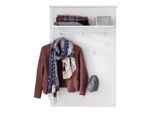 Вешалка для одежды узкая MC Akcent Ole TT, белый цена и информация | Вешалки для одежды | kaup24.ee