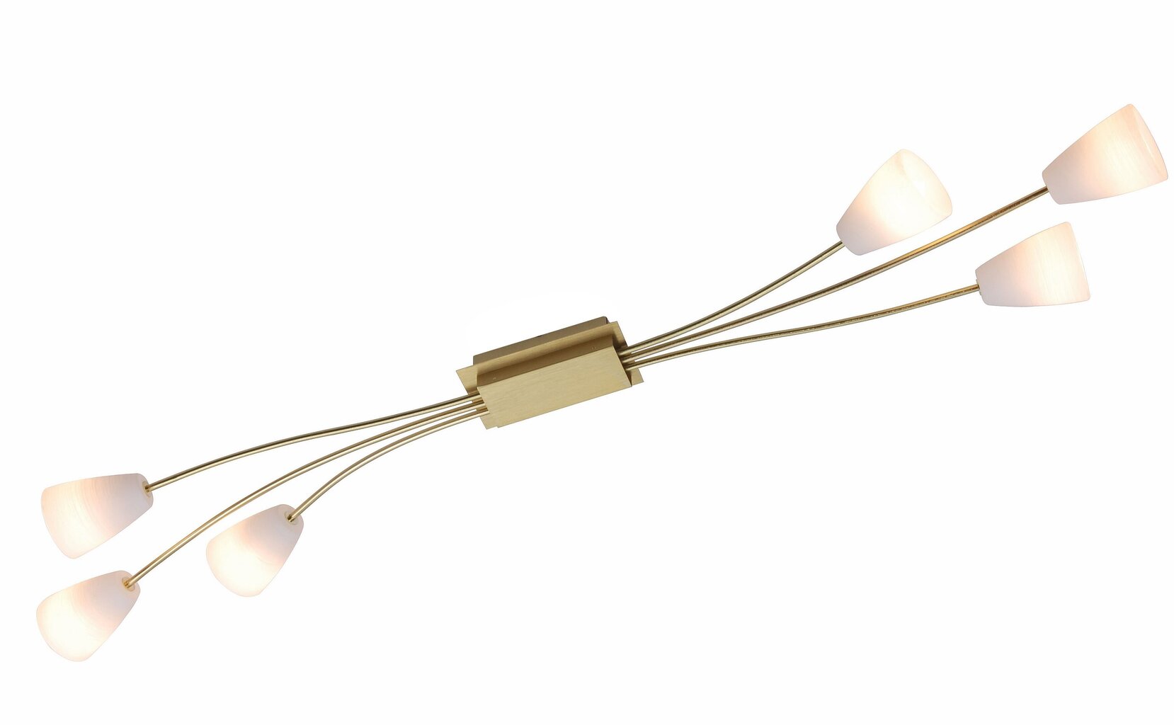 Laelamp G.LUX CIVIC-6, matt kuldne hind ja info | Laelambid | kaup24.ee