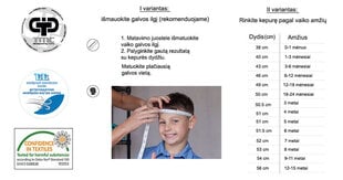 Kevadine müts-turban tüdrukutele TuTu, lilla hind ja info | Tüdrukute mütsid, sallid, kindad | kaup24.ee