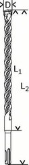 Löökpuur Bosch SDS-plus-5 puur (S4L), 6 x 50 x 115 mm цена и информация | Рубанки | kaup24.ee