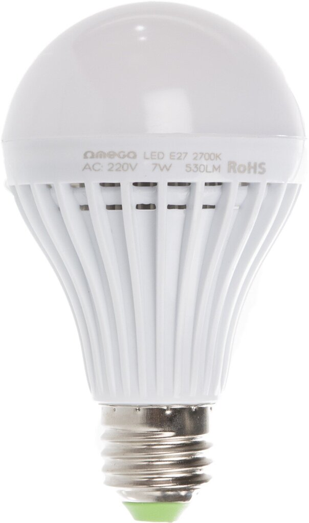 Omega LED lamp E27 7W 2700K (42359) hind ja info | Lambipirnid, lambid | kaup24.ee