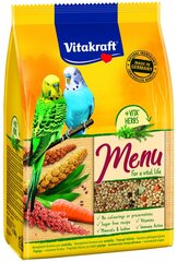 Vitakraft premium menüütoit 500g papagoidele 2110619 hind ja info | Linnutoidud | kaup24.ee