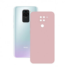 Xiaomi Redmi Note 9 Silk Cover By Ksix Pink hind ja info | Telefoni kaaned, ümbrised | kaup24.ee