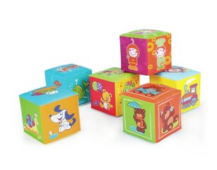 Мягкие кубики CANPOL BABIES 2/817, 6 шт. цена и информация | Развивающие игрушки и игры | kaup24.ee