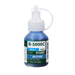TFO Analog for Brother BT5000C Cyan INK Bottle 50ml DCP-T300 DCP-T500W DCP-T700W MFC-T800W hind ja info | Tindiprinteri kassetid | kaup24.ee