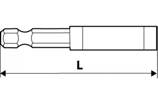 Otsikuhoidja 80mm, 1/4 hind ja info | Käsitööriistad | kaup24.ee