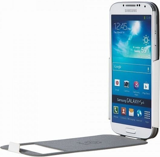 Bugatti Ć¼liĆµhuke klapiga Ć¼mbris Samsung Galaxy S4'le, valge цена и информация | Telefoni kaaned, ümbrised | kaup24.ee