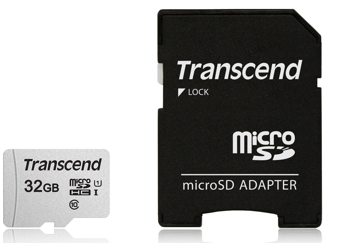 MEMORY MICRO SDHC 32GB W/ADAPT/C10 TS32GUSD300S-A TRANSCEND цена и информация | Mobiiltelefonide mälukaardid | kaup24.ee