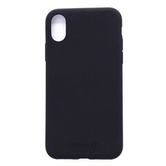 Tagakaaned Evelatus    Apple    iPhone X Silicone Case    Black hind ja info | Telefoni kaaned, ümbrised | kaup24.ee