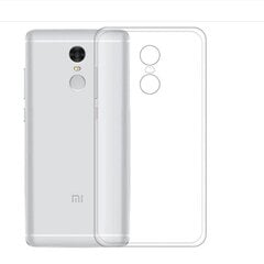 Tagakaaned Evelatus  Xiaomi Redmi 5 Silicone Case  Transparent hind ja info | Telefoni kaaned, ümbrised | kaup24.ee