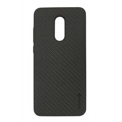 Ümbris Evelatus Samsung A6 Plus 2018 TPU case 2 metallplaadiga (võimalik kasutada magnetilise telefonihoidjaga), must цена и информация | Чехлы для телефонов | kaup24.ee