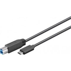 Goobay USB 3.0 cable 67986 1 m, Black цена и информация | Кабели и провода | kaup24.ee
