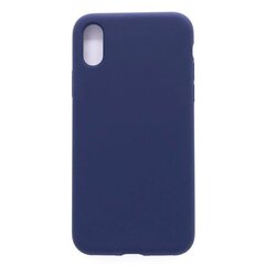 Tagakaaned Evelatus    Apple    iPhone Xs MAX Silicone Case    Midnight Blue hind ja info | Telefoni kaaned, ümbrised | kaup24.ee