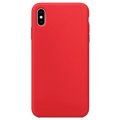 Tagakaaned Evelatus Apple iPhone Xs Max silkoon, punane цена и информация | Чехлы для телефонов | kaup24.ee