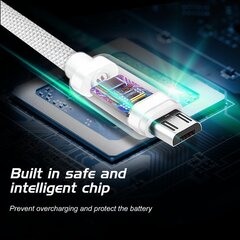 Universaalne Swissten Textile Micro USB Data kaabel 0.2m цена и информация | Кабели для телефонов | kaup24.ee