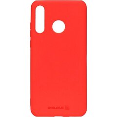 Tagakaaned Evelatus  Huawei P30 lite Silicone case  Red hind ja info | Telefoni kaaned, ümbrised | kaup24.ee