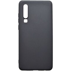 Tagakaaned Evelatus  Huawei P30 Silicone case  Black hind ja info | Telefoni kaaned, ümbrised | kaup24.ee